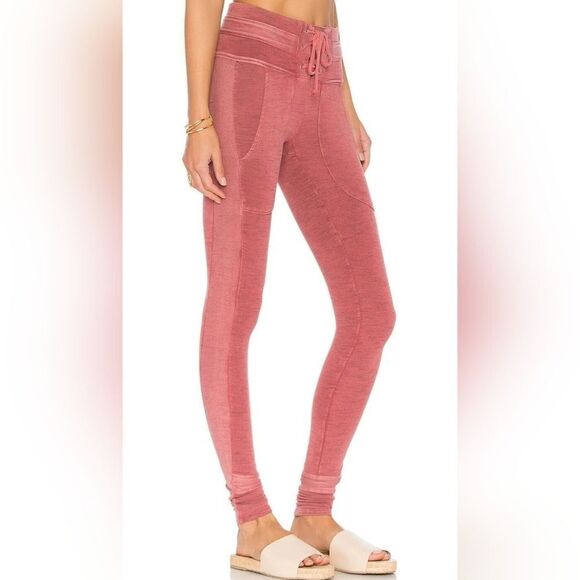 Free People Movement BODHI Lace-Up Legging Terracotta Pink Yoga, Loungewear | L - Picture 6 of 10